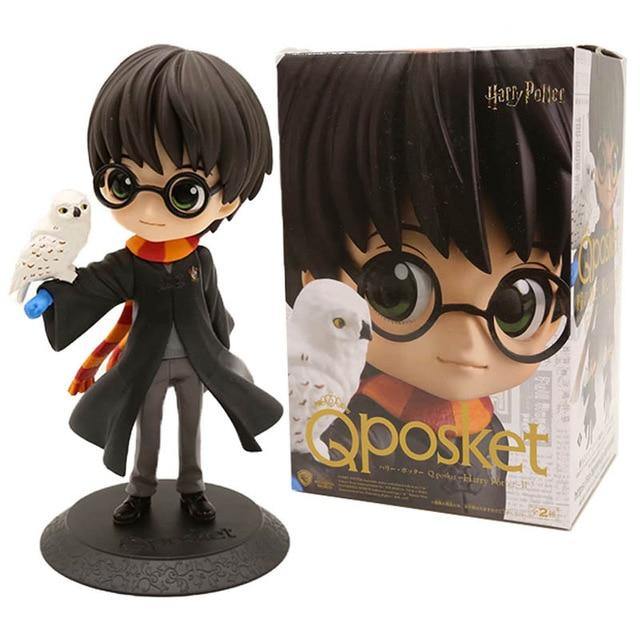 12cm QPosket Big Eyes Potter Snape Hermione Cute Action Figure PVC Model Toys Doll Christmas Gift for Kids