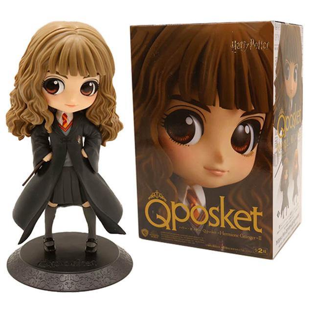 12cm QPosket Big Eyes Potter Snape Hermione Cute Action Figure PVC Model Toys Doll Christmas Gift for Kids