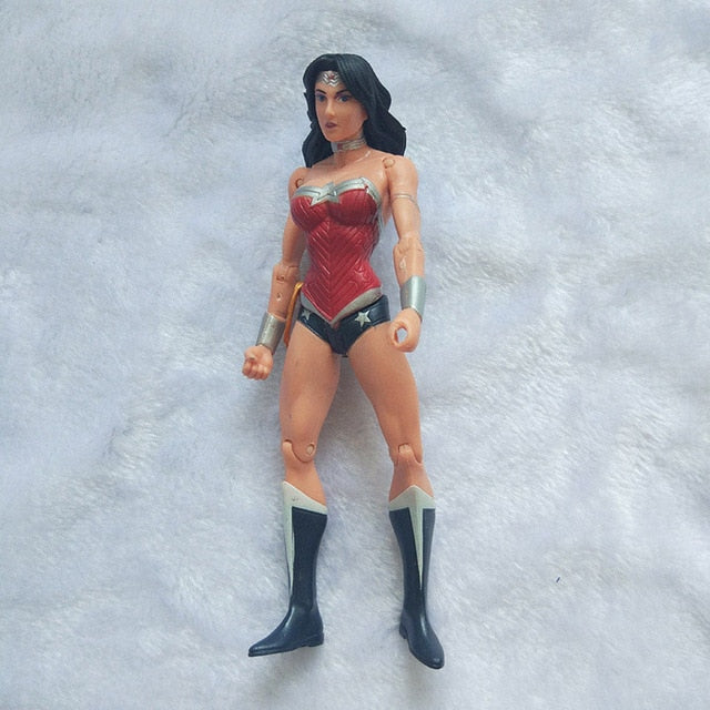 18 CM Wonder Woman Batman Aquaman Action Figure Super Hero Green Lantern Cyborg Justice-League Comics Lovers PVC Model Toys