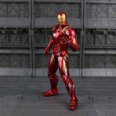 18CM Iron spider Iron Man Thor Action Figure Captain America Winter Soldier Ant-Man Falcon Infinity War Action Figure Model Toy