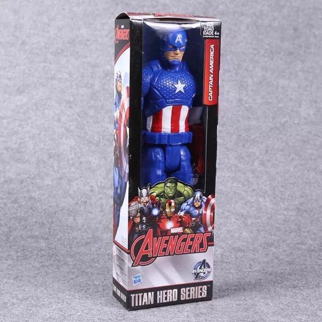 2018 NEW Marvel The Avengers Spiderman Captain America Iron Man PVC Action Figure Collectible Model Toy for Kids Children's Toys