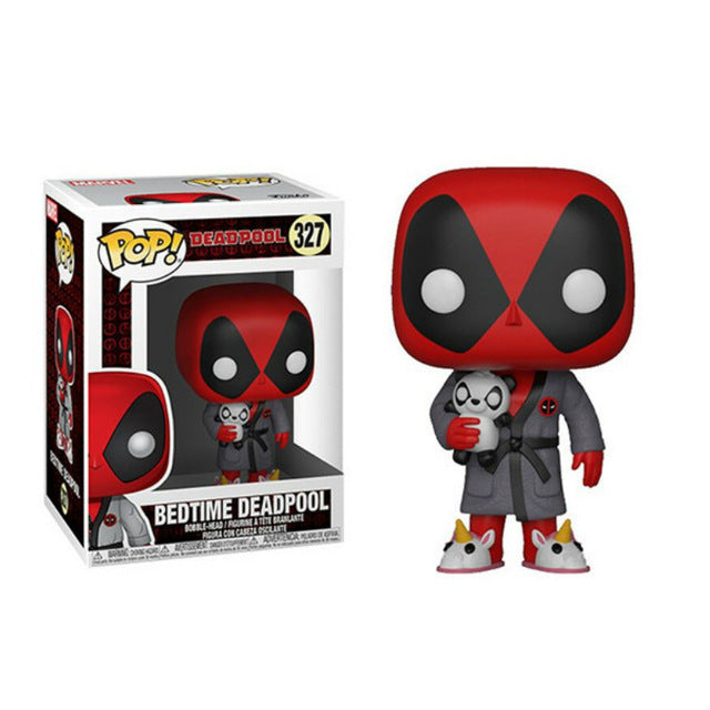 2019 Funko POP Deadpool BEDTIME PVC Action Figure Collectible Model Kids Toys for Chlidren Birthday Christmas Gifts