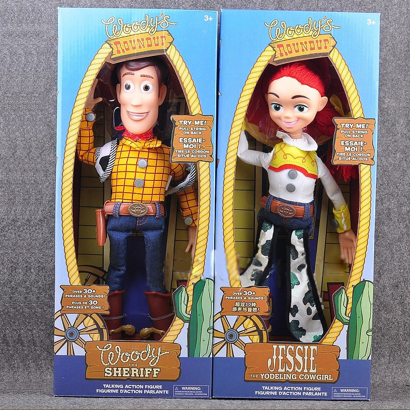 2019 Toy Story 4 Talking Jessie Woody PVC Action Toy Figures Model Toys Children Birthday Gift Collectible Doll Free Shipping