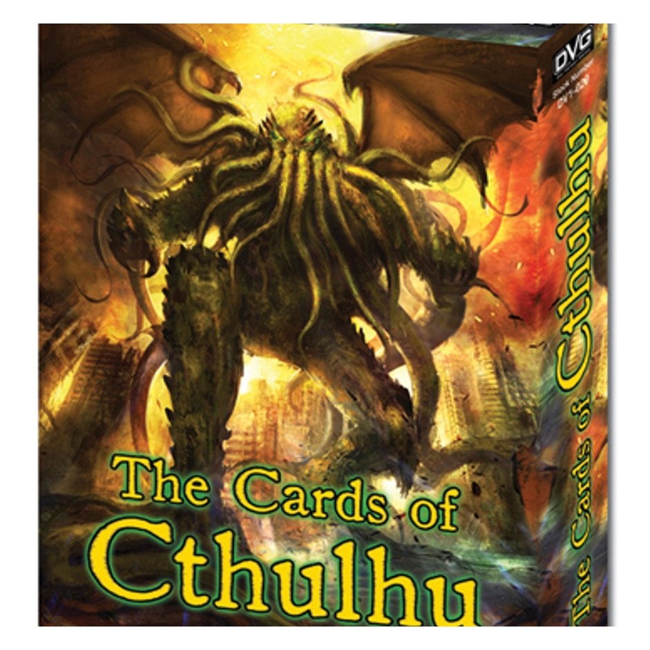 Cards of Cthulhu-game unique, sent by Dan Verssen