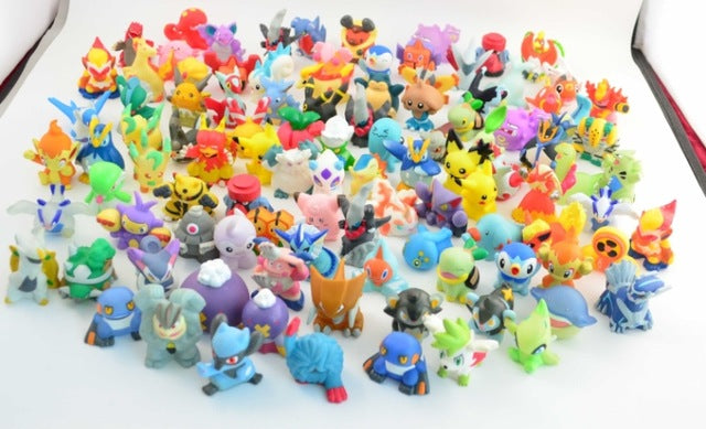 24pcs/set 2-3cm Pokeball Figures Cute Mini Pikachu Figures Monster Model Toys Random Brinquedos Collection Anime Kids Toys #B