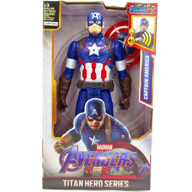 30cm Marvel Avengers Venom Batman Superman The Flash Thanos Hulk Wolverine Black Panther Spiderman Action Figure Doll Toys Kids