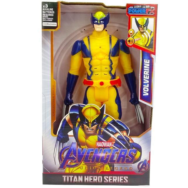 30cm Marvel Avengers Venom Batman Superman The Flash Thanos Hulk Wolverine Black Panther Spiderman Action Figure Doll Toys Kids