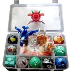 Bakugan 9 new with case and nine rare gate cards-a few remaining!
