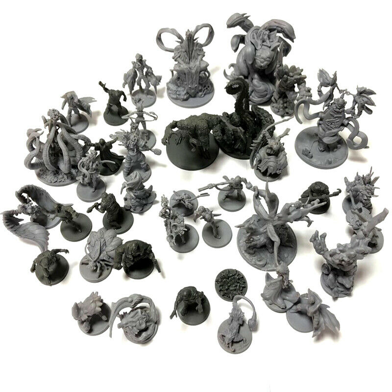 5pcs D&D Dungeons and Dragons Board Role playing Games Miniatures Model Underground City Series Cthulhu Wars Game Figures random