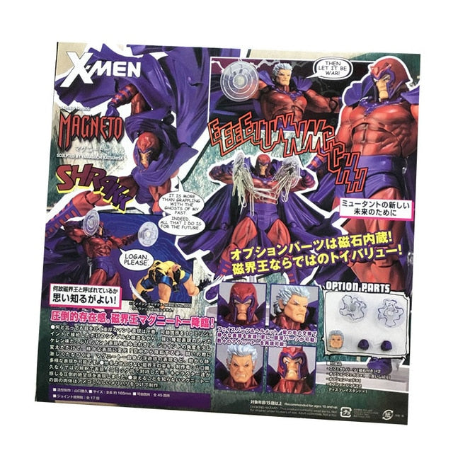 Amazing Yamaguchi Revoltech X-Men Wolverine Deadpool GAMBIT Magneto Batman Captain American Gwen Spider Man Action Figure Toy
