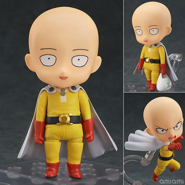 Anime 10cm Saitama Nendoroid 575 ONE PUNCH MAN PVC Action Figure Toys