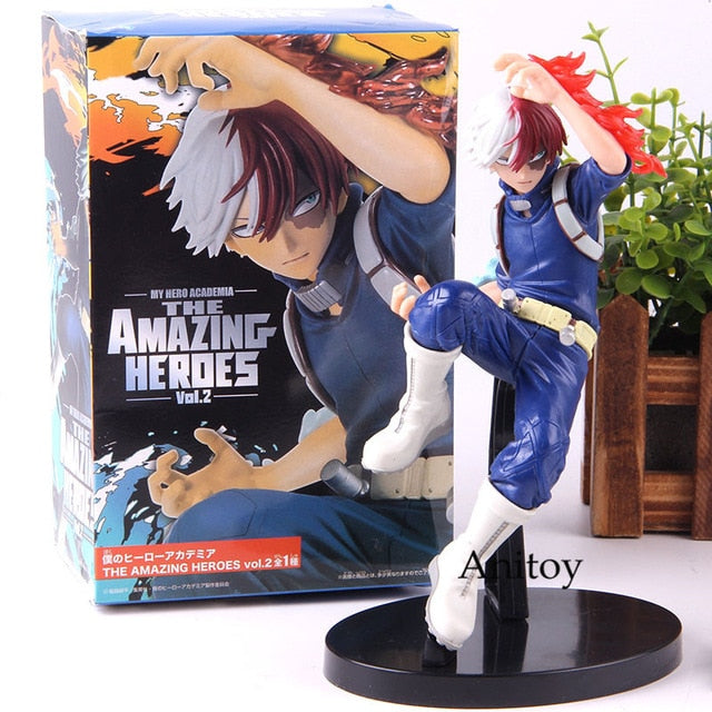 Anime My Hero Academia Figure Action Todoroki Shoto PVC Collection Model Toy The Amazing Heroes Vol.2 Birthday Gift