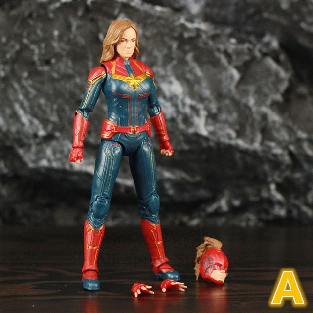 Avengers 4 Endgame Captain America Marvel Thor Iron Spider Man 6" Movie Action Figure Doll Infinity War Legends Spiderman Toys
