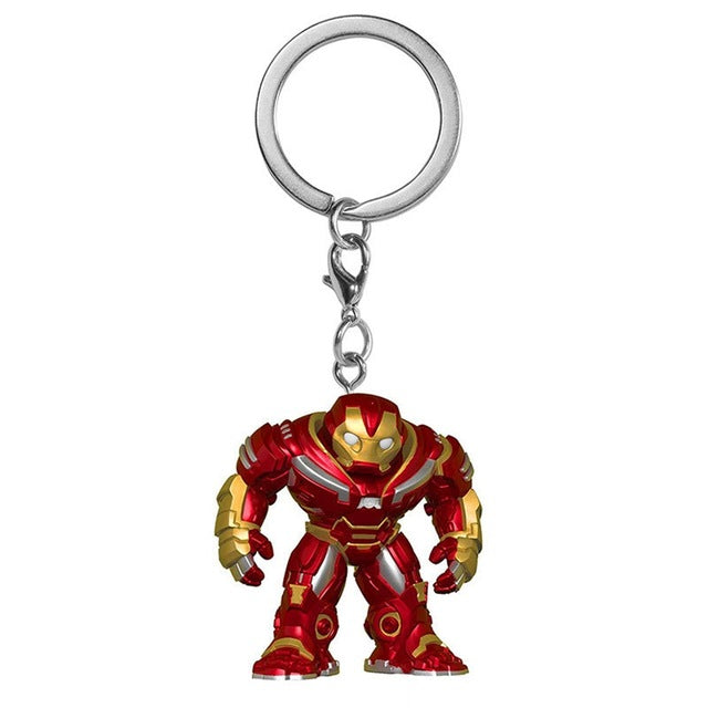 DC Marvel the avengers 2 Super heroes Keychain toy Spider-man Batman Superman Deadpool Iron Man Hulk Captain America Vinyl Toys