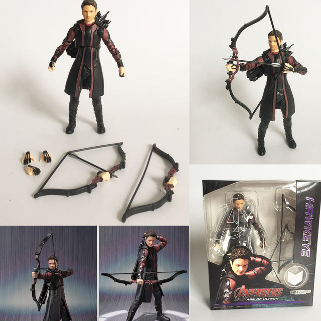 Figuarts Avengers Endgame 4 Infinity War Thor Hawkeye Black Widow Thanos Iron PVC Action Figure Collectible Model Toys Gift