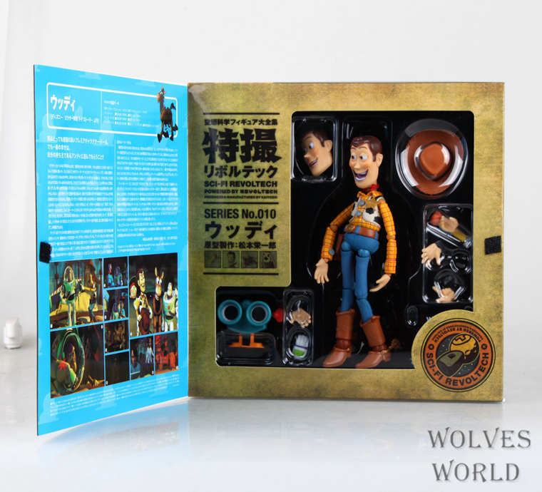 Free Shipping Toy Story Woody Series NO. 010 Sci-Fi Revoltech Special PVC Action Figure Collectible Toy 16cm KT3710