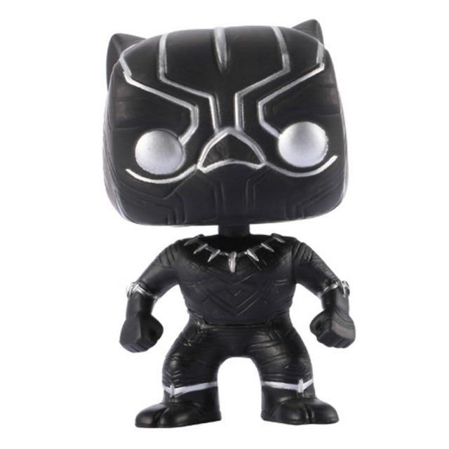 FUNKO POP Avengers Infinity War Thanos Captain America Iron Man Action Figure Thor Toy Spiderman Panther PVC Model Doll for Boy