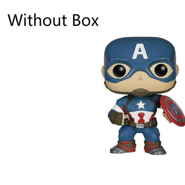 FUNKO POP Marvel Avengers 3 Infinity War Collection Model Toys Captain America Iron Man Figure Toy Gifts for Kids