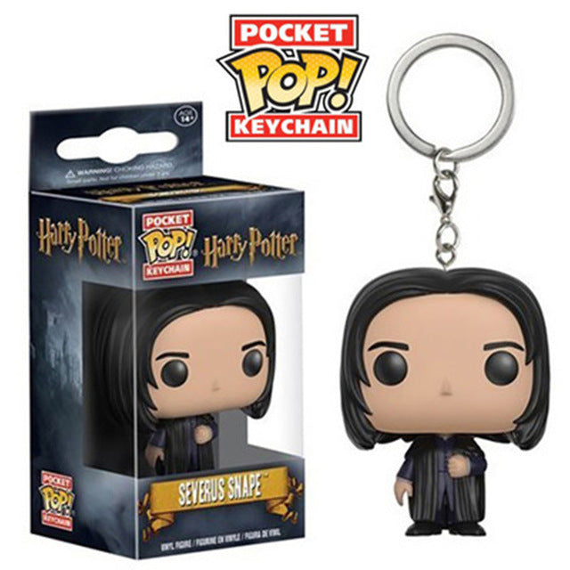 FUNKO POP New Arrival DOBBY HERMIONE DUMBLEDORE HARRI POTTER VOLDEMORT Keychain Action Figure Collection Toys for Children Gift