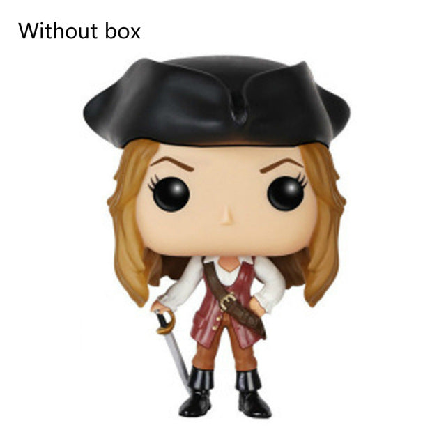 FUNKO POP Pirates of The Caribbean JACK Movie Figure Anime Model Pvc Collection Toys for Children Gift