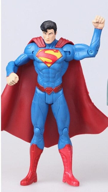 HKXZM Moive Superheroes Batman Green Lantern Flash Superman Wonder Woma Victor Stone PVC Action Figure Model Toys Collectible