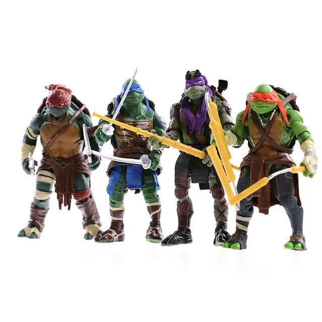 Hot-selling variant era 4 turtles joint movable doll toy hand model exquisite simulation ninja doll cool birthday gift