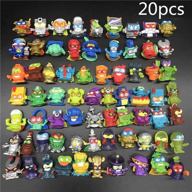 HOT Superzings Series Garbage Doll Rubber Cartoon Anime Action Figures Toy Collection Model Rubber toy