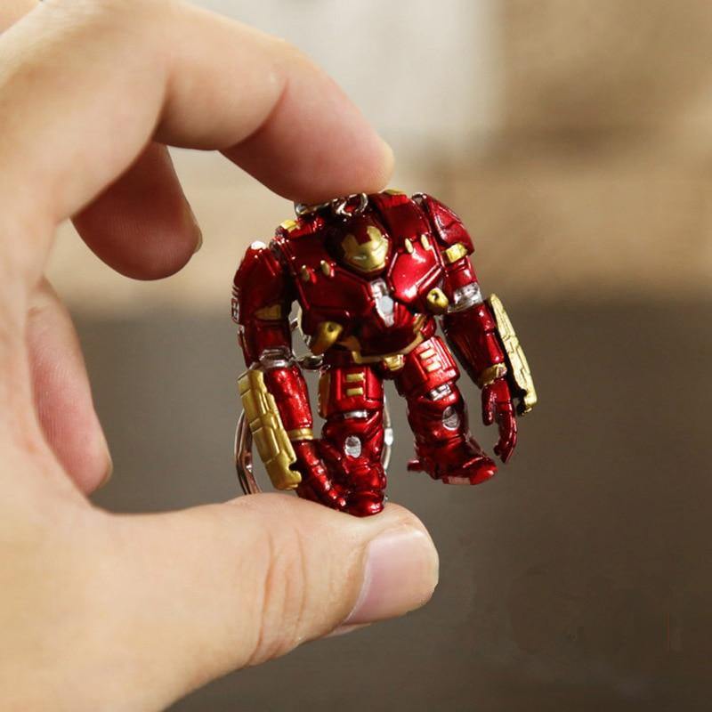 Iron Man Mini Action Figure Keyring Toy
