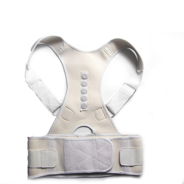 Male Female Adjustable Magnetic Posture Corrector Corset Back Brace Back Belt Lumbar Support Straight Corrector de espalda S-XXL
