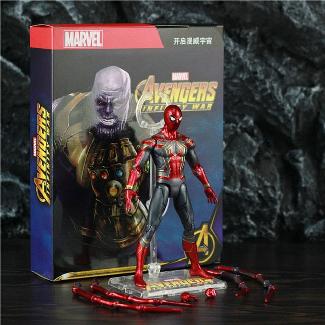 Marvel Avengers 4 Endgame Iron Spider Man 6" Action Figure Infinity War Tom Holland Spiderman Legends Doll Toys Children Kid Gif