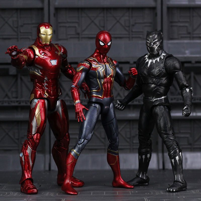 Marvel Avengers Endgame Iron Man Spiderman Spider Ironman Thanos Thor Hulk Captain America Action Figure Toys for Children Boys