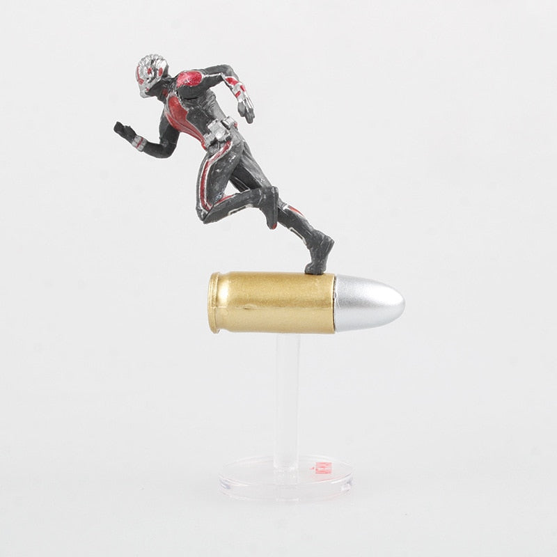 Marvel Civil War Captain America Super Hero Ant Man Wasp Mini PVC Action Figure Collectible Model Kids Toys Doll 6.5cm