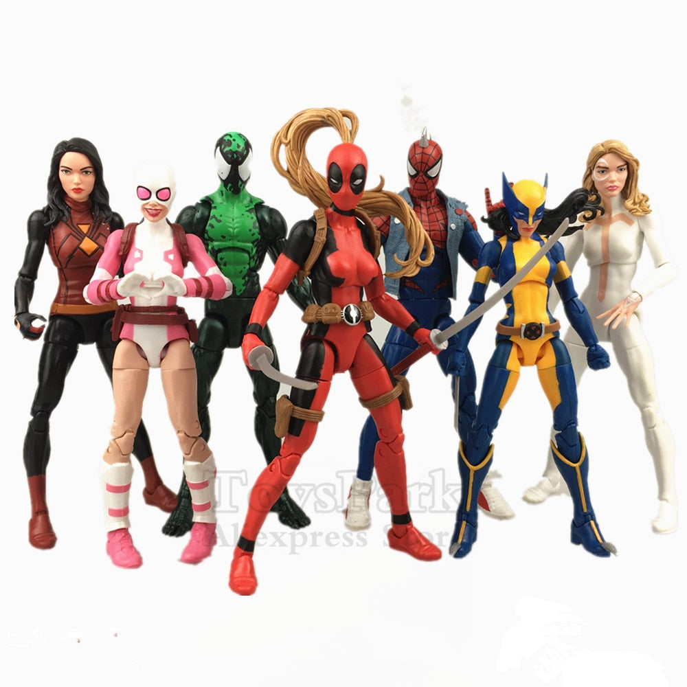 Marvel Legends 6" Action Figure Deadpool Lady Punk Spiderman Wolverine Gwenpool X MEN X 23 Original SALES