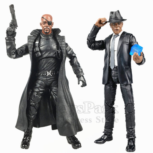 Marvel Legends 6" Young Nick Fury Movie Captain Marvel Action Figure Avengers SHIELD 3-P TRU Exclusive Doll Collectible Original