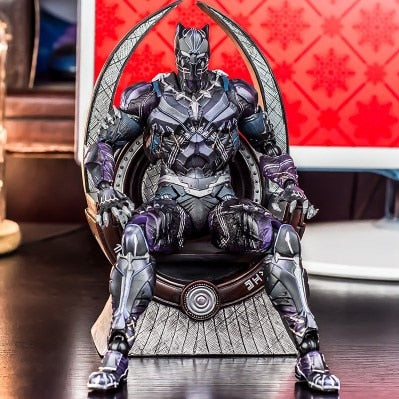 NEW 17cm-22cm-28cm Avengers Infinity War Black Panther Wakanda throne Action figure toys doll Christmas gift