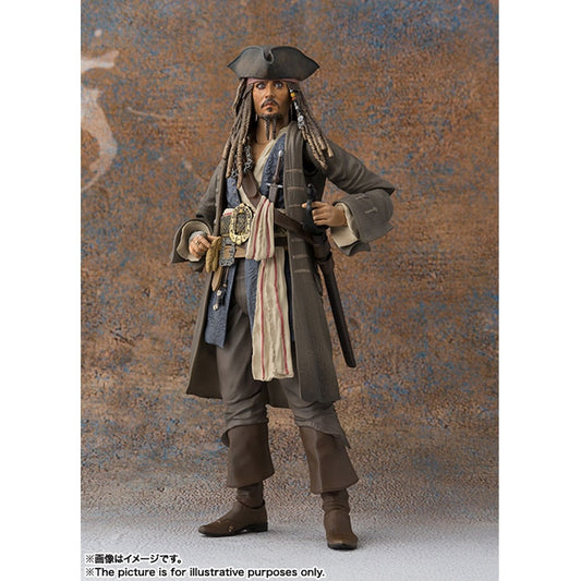 Pirates of the Caribbean Captain Jack Sparrow Action Figure SHF Toy 15cm
