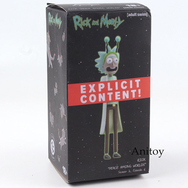Rick and Morty Action Figure Rick Sanchez Peace Among Worlds Rick and Morty Figure Doll Toy for Children 14.5cm