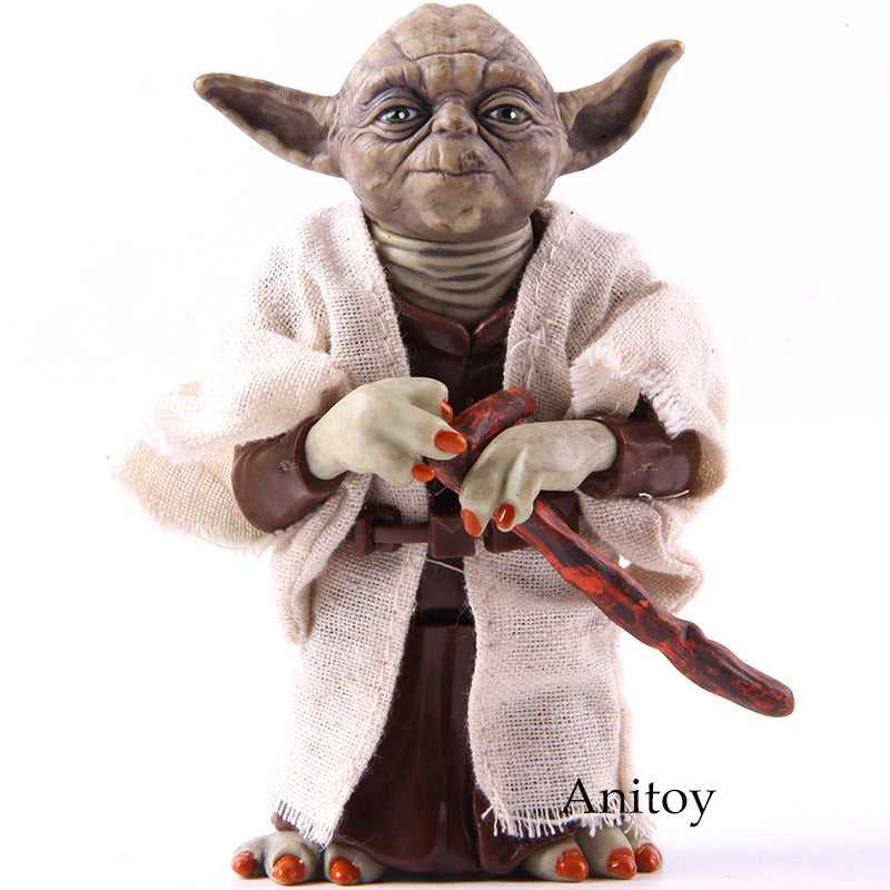 Star Wars Jedi Knight Master Yoda PVC Action Figure Collectible Model Toy Doll Gift 12cm KT2029
